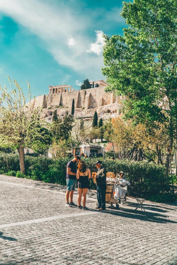 Athens Downtown Boho Apartment 1 Min From Metro Zewnętrze zdjęcie