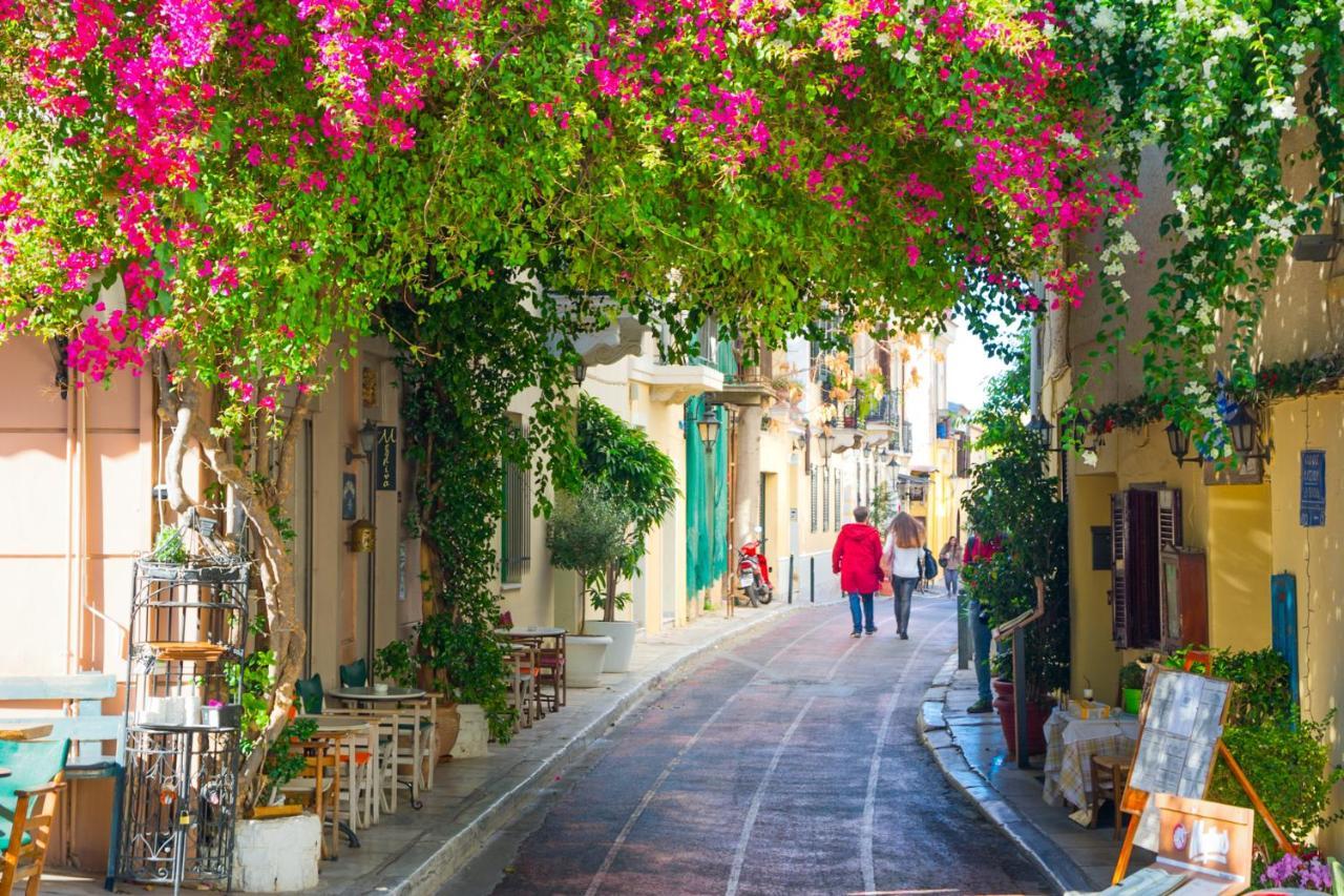 Athens Downtown Boho Apartment 1 Min From Metro Zewnętrze zdjęcie