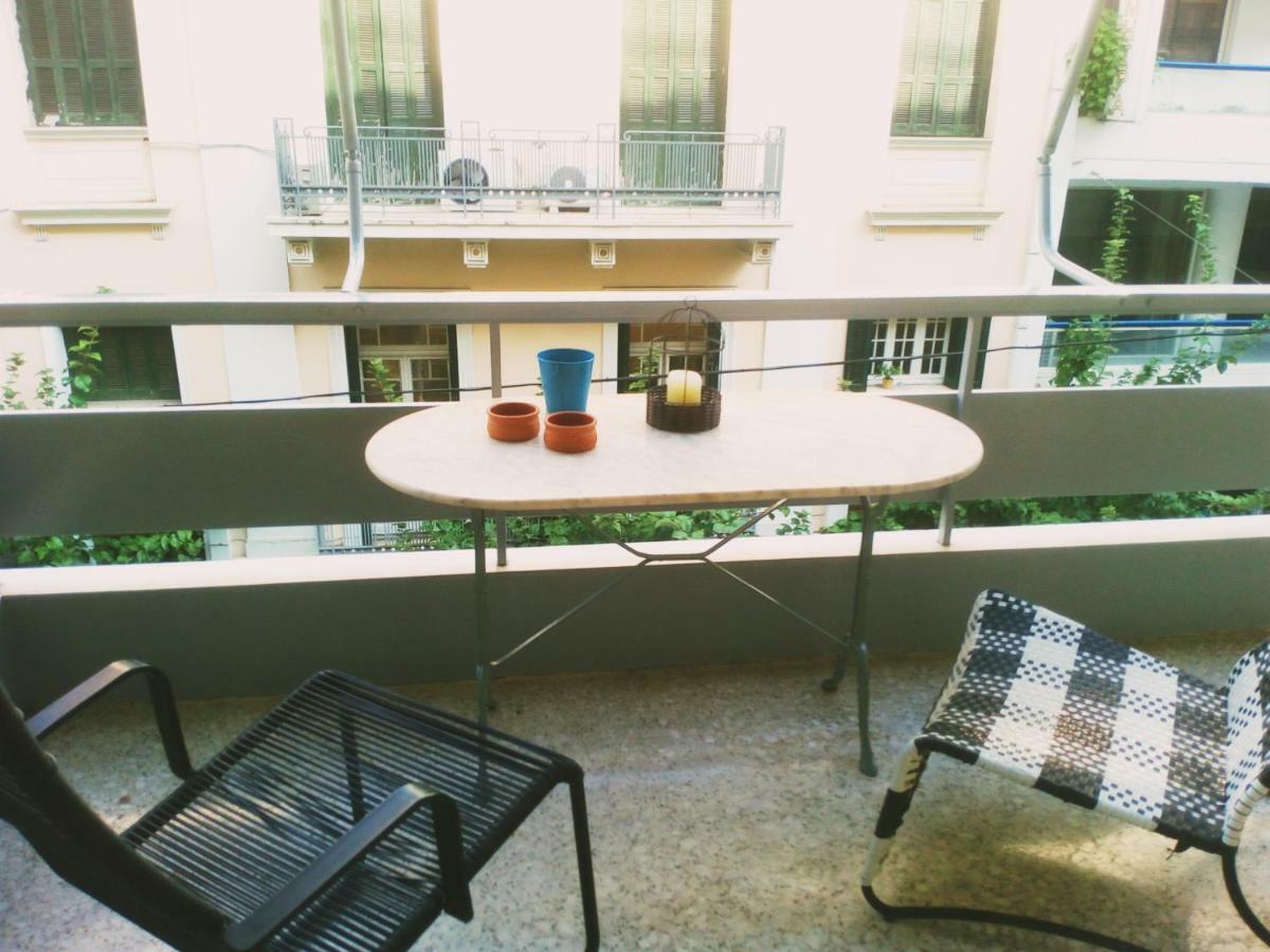 Athens Downtown Boho Apartment 1 Min From Metro Zewnętrze zdjęcie