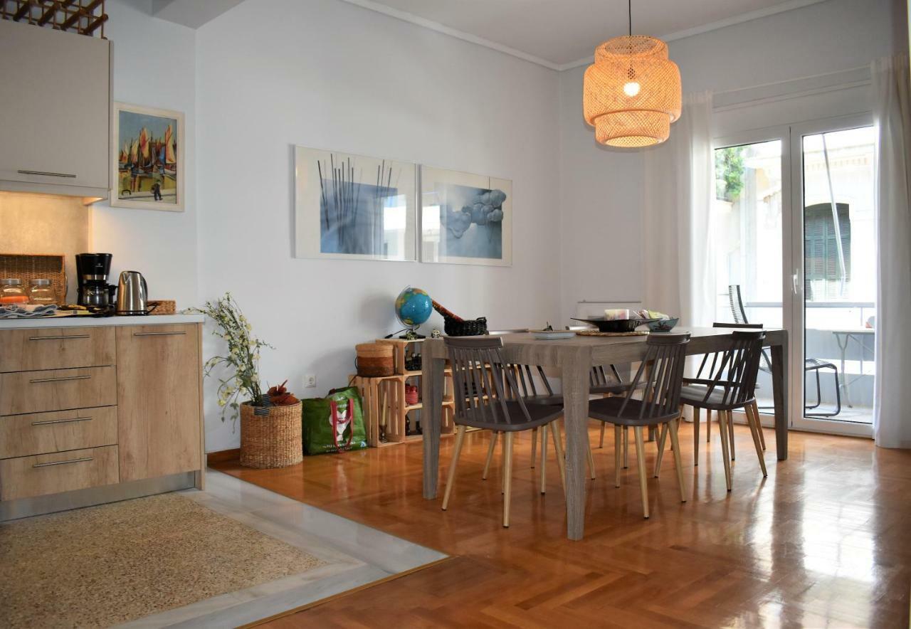 Athens Downtown Boho Apartment 1 Min From Metro Zewnętrze zdjęcie